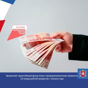 Крымский гарантийный фонд с начала 2025 года выдал 41 поручительство на сумму 241,7 млн рублей